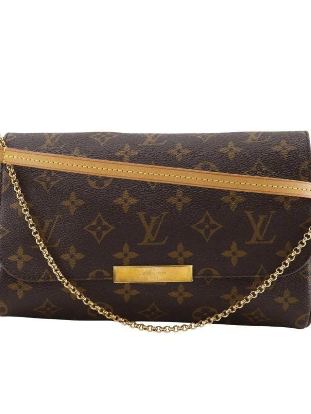 LOUIS VUITTON Monogram Favorite PM Shoulder Bag 2way Monogram canvas Women